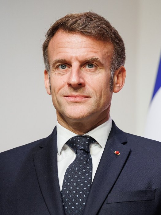 Emmanuel Macron portrait