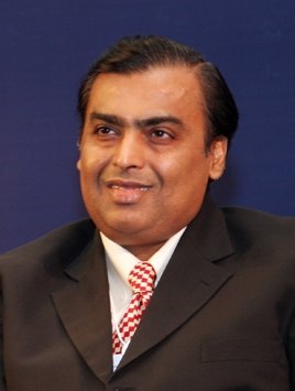 Mukesh Ambani portrait