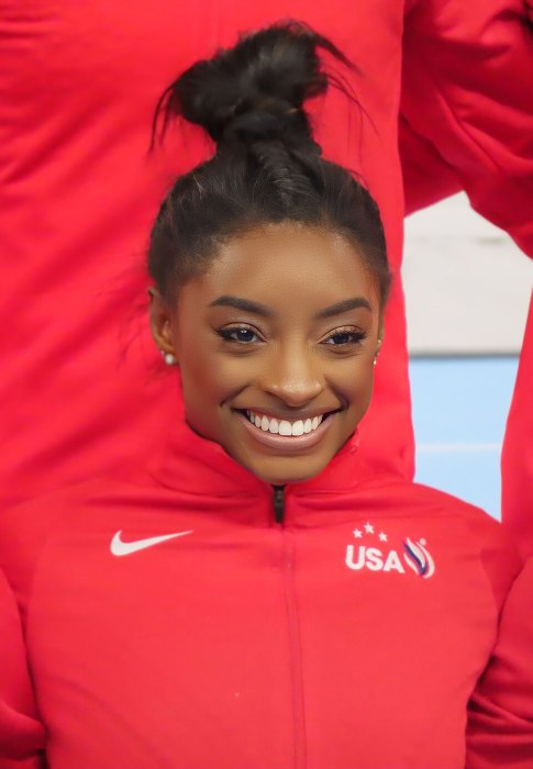 Simone Biles portrait
